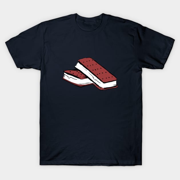 Ice cream sandwich T-Shirt by Cheebies